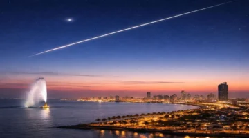 محطة الفضاء الدولية تظهر بوضوح في سماء جدة فجر يوم الجمعة المقبل